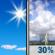 Today: Sunny then Chance Showers And Thunderstorms