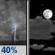 Tonight: A chance of showers and thunderstorms before 7pm, then a chance of showers and thunderstorms between 7pm and 10pm. Partly cloudy, with a low around 73. South wind 0 to 10 mph. Chance of precipitation is 40%. New rainfall amounts less than a tenth of an inch possible. Tonight: Chance Showers And Thunderstorms then Partly Cloudy