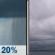 Friday: Slight Chance Rain Showers then Cloudy