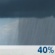 Saturday: A chance of rain showers before 4pm. Cloudy, with a high near 73. Northeast wind around 5 mph. Chance of precipitation is 40%. New rainfall amounts less than a tenth of an inch possible. Saturday: Chance Rain Showers
